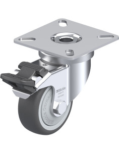 LPA-PATH 50KF-FI poliuretano ratukas su stabdžiais