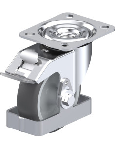 L-PATH 100G-FI-FS poliuretano pasukamas ratukas su