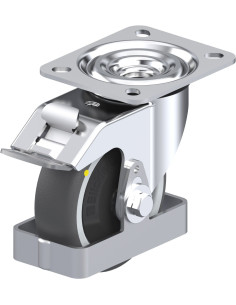 L-PATH 100KF-FI-ELS-FS antistatinis ratukas su stabdžiais