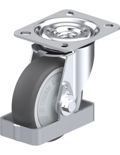 L-PATH 100KF-FS poliuretano pasukamas ratukas 100 mm