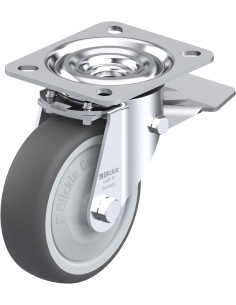 L-PATH 100KF-ST poliuretano ratukas su stabdžiais