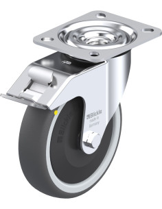 L-PATH 125KF-FI-ELS antistatinis ratukas su stabdžiais