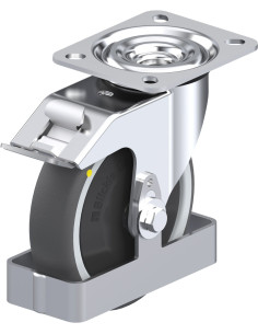 L-PATH 125KF-FI-ELS-FS antistatinis ratukas su stabdžiais