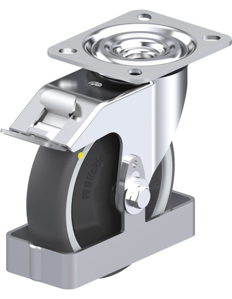 L-PATH 125KF-FI-ELS-FS antistatinis ratukas su stabdžiais