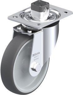 L-PATH 160G-CS11 poliuretano ratukas su stabdžiais