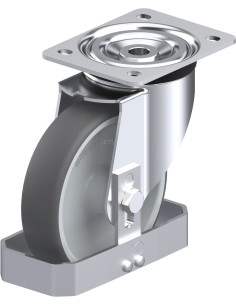 L-PATH 160G-FS poliuretano pasukamas ratukas 160 mm