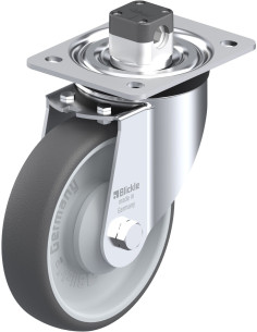 L-PATH 160KA-CS11 poliuretano ratukas su stabdžiais