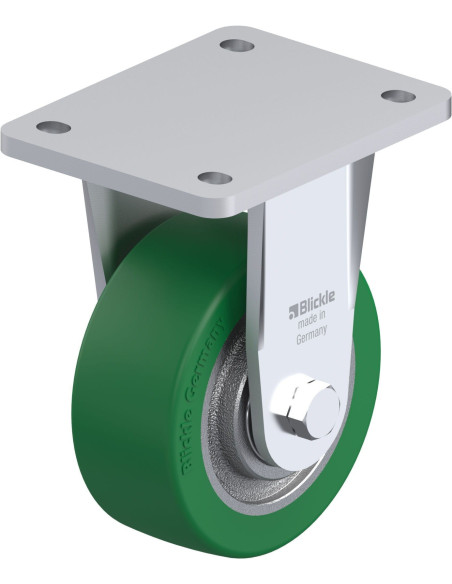 BO-GST 127K poliuretano fiksuotas ratukas 125x50 mm