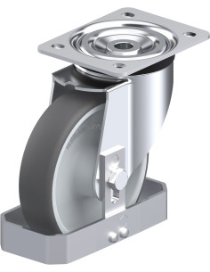 L-PATH 160R-FS poliuretano pasukamas ratukas 160 mm