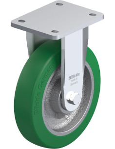 BO-GST 200K - 200 mm poliuretano fiksuotas ratukas