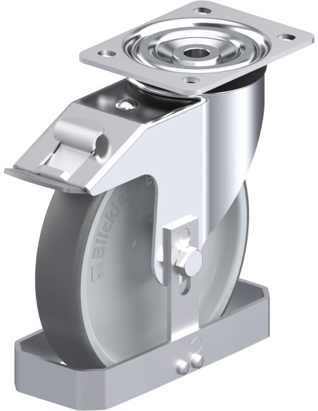 L-PATH 200G-FI-FS poliuretano pasukamas ratukas su