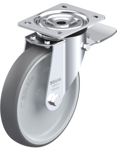 L-PATH 200G-ST poliuretano ratukas su stabdžiais