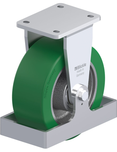 BO-GST 202K-FS poliuretano fiksuotas ratukas 200x80 mm