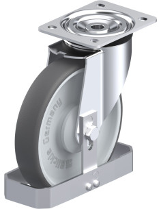 L-PATH 200KA-FS poliuretano pasukamas ratukas 200 mm