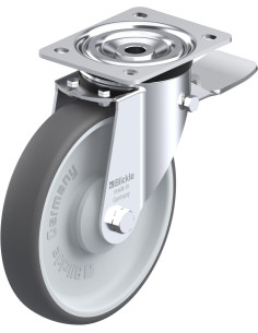 L-PATH 200KA-ST poliuretano ratukas su stabdžiais