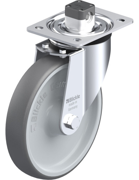 L-PATH 200R-CS11 poliuretano ratukas su stabdžiais