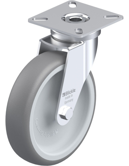 LPA-TPA 100G pasukamas ratukas su guma, 100 mm