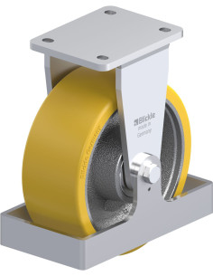 BO-GTH 202K-FS poliuretano fiksuotas ratukas 200 mm