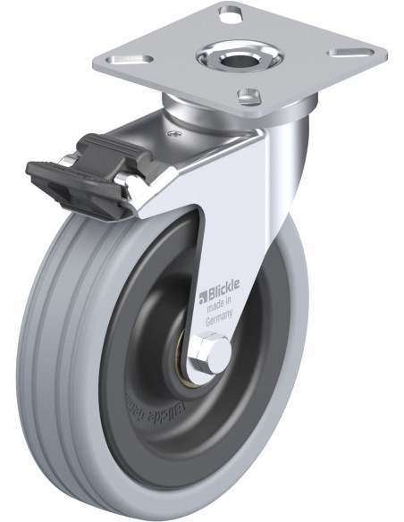 LPA-VPA 100K-FI pasukamas ratukas su stabdžiais, 100 mm