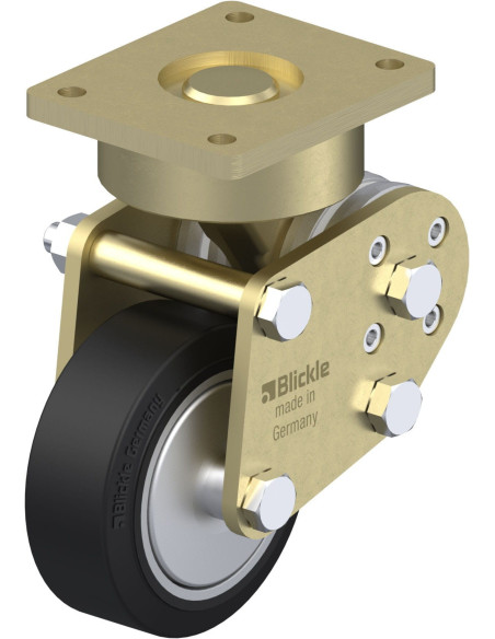 LPFE-ALEV 100K-FA spyruoklinis pasukamas ratukas su 100 mm