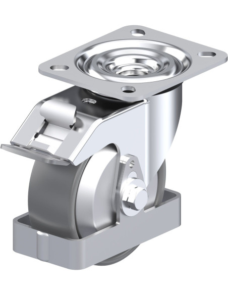 Antistatinis pasukamas ratukas su stabdžiais L-PO