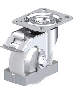 Pasukamas ratukas su stabdžiais L-PO 100G-FI-FA-FS