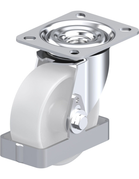 L-PO 100G-FS - Sintetinis pasukamas ratukas, 100 mm