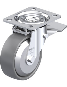 L-PO 100G-ST-ELS-FA antistatinis ratukas su stabdžiais