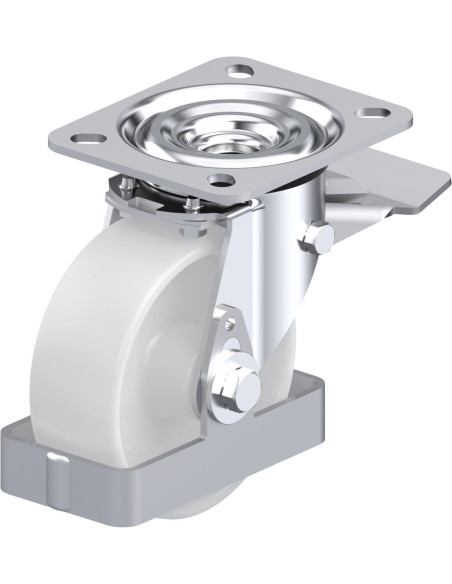 L-PO 100G-ST-FS pasukamas ratukas su stabdžiais