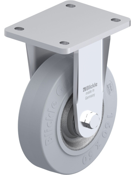 BO-SE 160K-SG fiksuotas ratukas dengtas guma