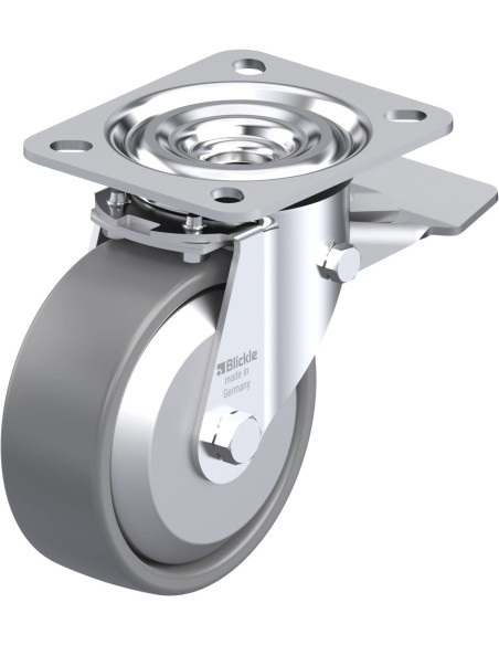 Antistatinis pasukamas ratukas su stabdžiais L-PO