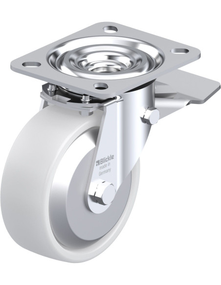 L-PO 100R-ST-FA pasukamas ratukas su stabdžiais