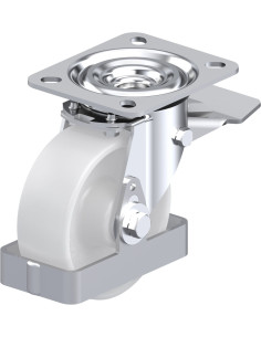 L-PO 100R-ST-FS: 100 mm sintetinis pasukamas ratukas su