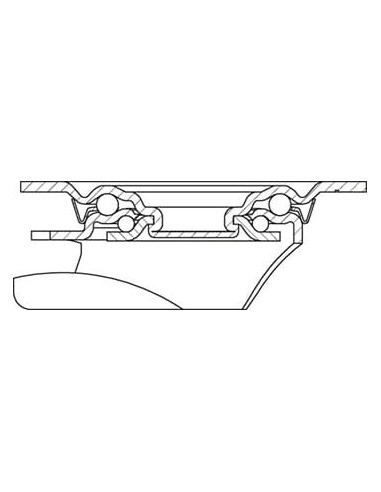 L-PO 100XR-FA pasukamas ratukas 100 mm