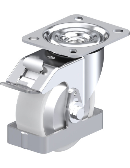 L-PO 100XR-FI-FA-FS - 100 mm sintetinis pasukamas ratukas