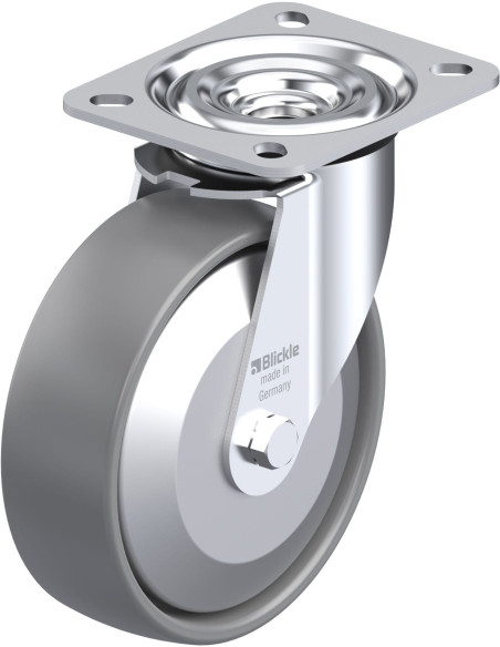 L-PO 125G-ELS-FA antistatinis pasukamas ratukas 125 mm