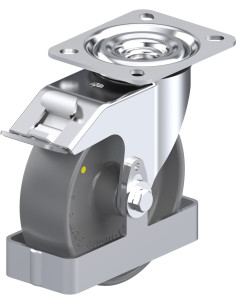 L-PO 125G-FI-ELS-FS antistatinis ratukas su stabdžiais