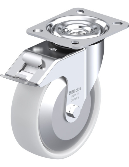 L-PO 125G-FI-FA pasukamas ratukas su stabdžiais 125 mm