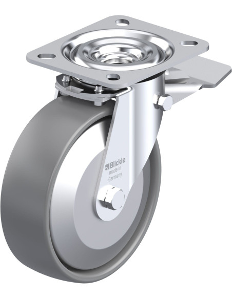 Antistatinis pasukamas ratukas su stabdžiais L-PO