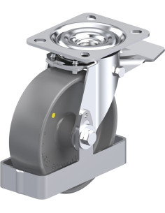 L-PO 125G-ST-ELS-FS antistatinis ratukas su stabdžiais