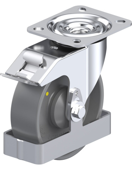 L-PO 125KA-FI-ELS-FS antistatinis ratukas su stabdžiais