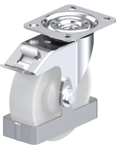 L-PO 125KA-FI-FS pasukamas ratukas su stabdžiais