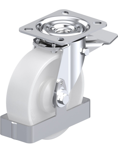 L-PO 125KA-ST-FS pasukamas ratukas su stabdžiais