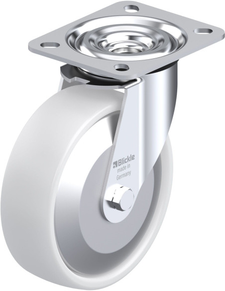 L-PO 125XR-FA sintetinis pasukamas ratukas 125 mm