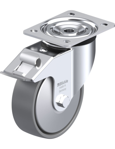 Antistatinis pasukamas ratukas su stabdžiais L-PO