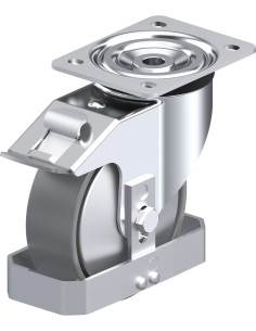 Antistatinis pasukamas ratukas su stabdžiais L-PO