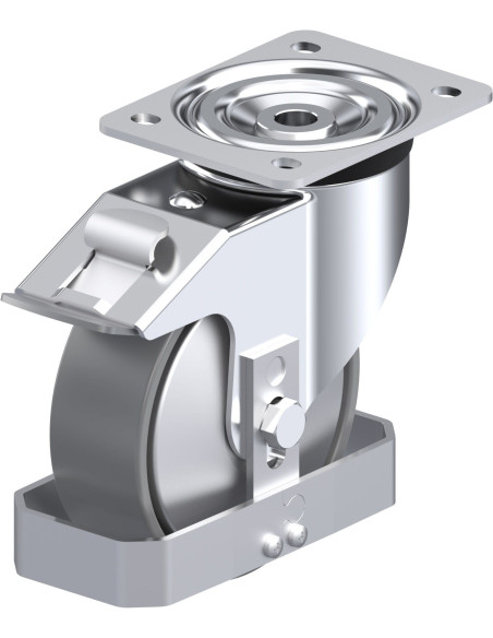 Antistatinis pasukamas ratukas su stabdžiais L-PO