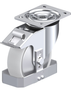 L-PO 150G-FI-FA-FS pasukamas ratukas su stabdžiais