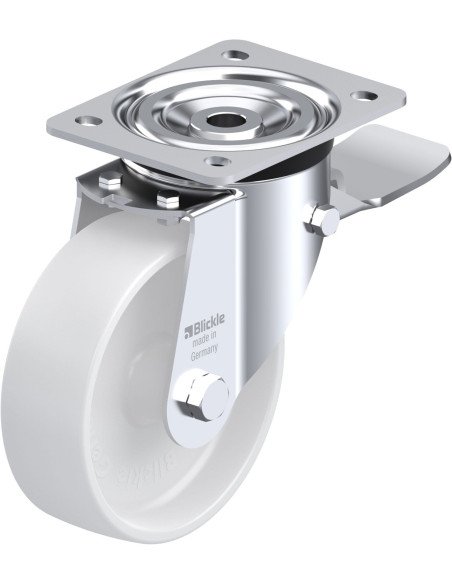 L-PO 150G-ST pasukamas ratukas su stabdžiais, 150 mm