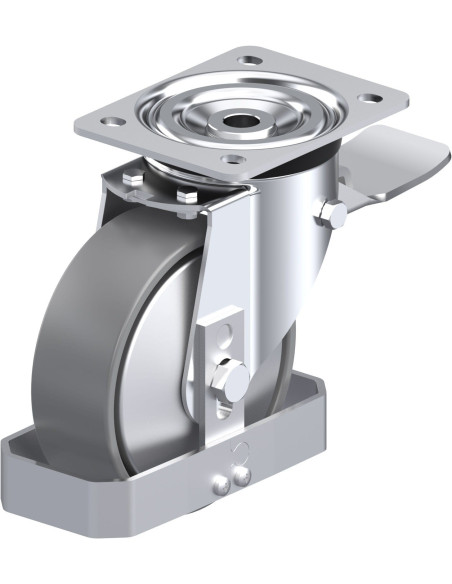 Antistatinis pasukamas ratukas su stabdžiais L-PO